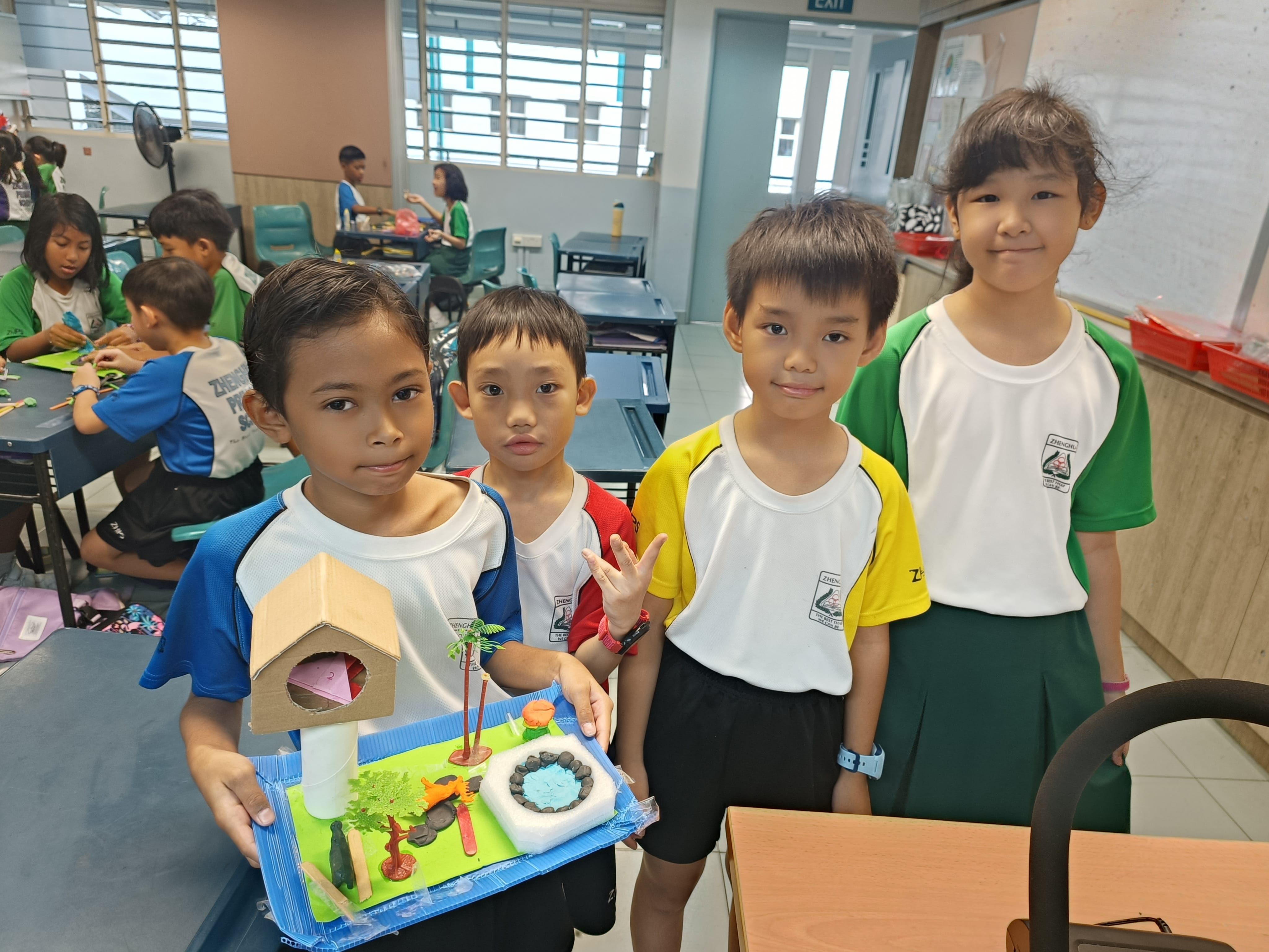P3 students applying their ideas in their designs